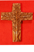 cross with tree of life